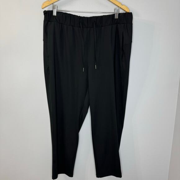 Chicos Zenergy Active Ease Drawstring Pants Black Drawstring Stretch Sz 16 - Picture 1 of 11